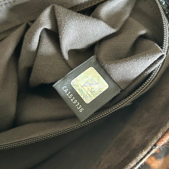 FENDI CHEETAH LEOPARD PONY HAIR MIA FLAP MAMA FOREVER - Picture 16 of 16